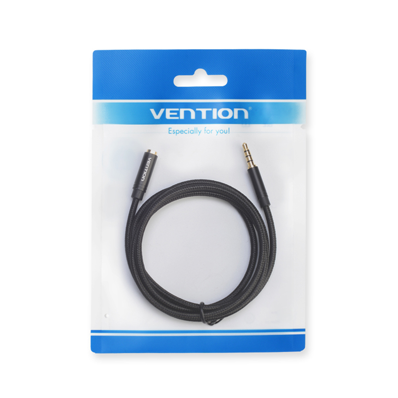 Vention AUDIO 3.5mm M-F Extension Cable Metal & Braided 1.5m BHBBG - Image 8