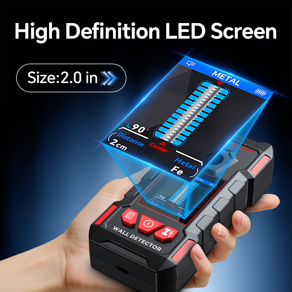 Noyafa Wall Detector-High Sensitivity, Safety Drilling, Support Various Material Detection NF-5105 - Image 8