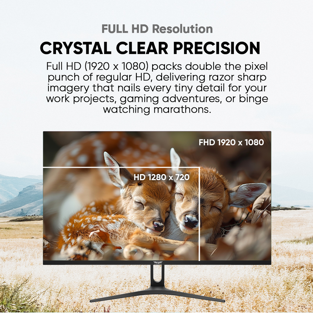 Armaggeddon Gaming Monitor 27'' Slim Frame FHD IPS 165Hz 1ms PXP27G Black - Image 9