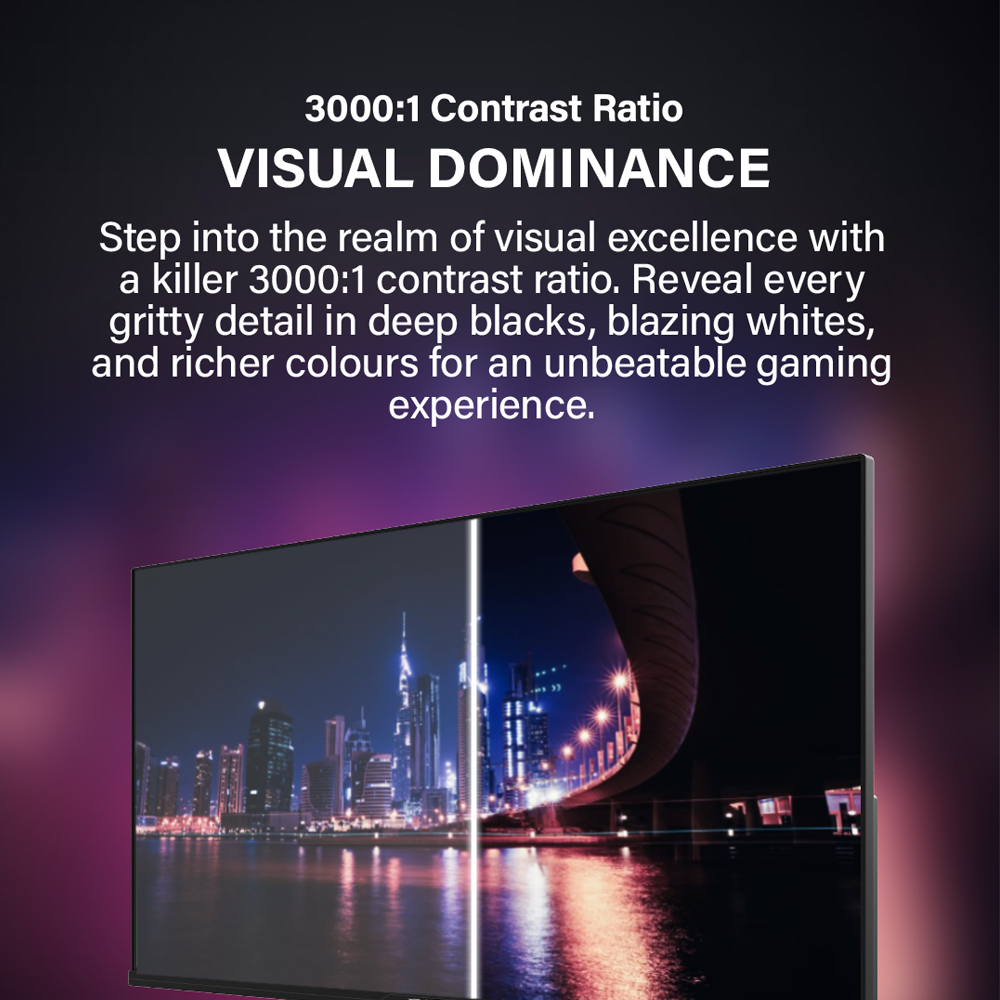 Armaggeddon Gaming Monitor 22'' FHD 120Hz 1ms PXP22G Black - Image 7