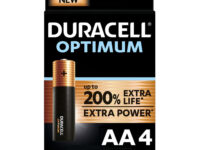 Duracell OPTIMUM AA Up to 200% More Power than Duracell Plus (4pcs)