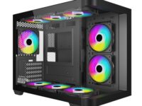Armaggeddon Gaming Case M-ATX AQUARON X-CURVE 285 Black