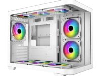 Armaggeddon Gaming Case M-ATX AQUARON X-CURVE 285 White