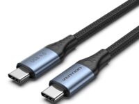 Vention IT Cable USB-C 4.0 M-M 1.0m Braided Aluminium Grey TAVHF