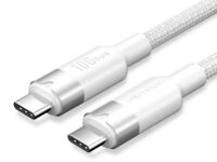 Vention IT Cable USB-C 3.2 Gen2 M-M 1.0m Braided Aluminum White TRGWF