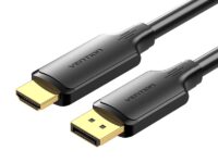 Vention DisplayPort to HDMI Cable 4K30Hz 1.0m PVC HFOBF