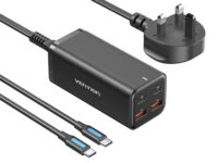 Vention Charger Desktop Station 100W 2xC 2xA+240W Cable Black FBSBG-UK