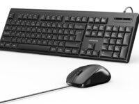 Vention Keyboard and Mouse Combo Wired Silent Slim Full Size KTYBG-EN