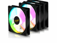 Armaggeddon Gaming Cooling Fan Set 4pcs ARGB KIT 5000 Black