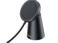 Baseus Simple Magnetic Stand Wireless Charger Black
