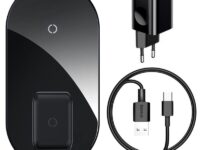 Baseus Simple 2in1 QI Wireless Charger Turbo Edition 24W Black