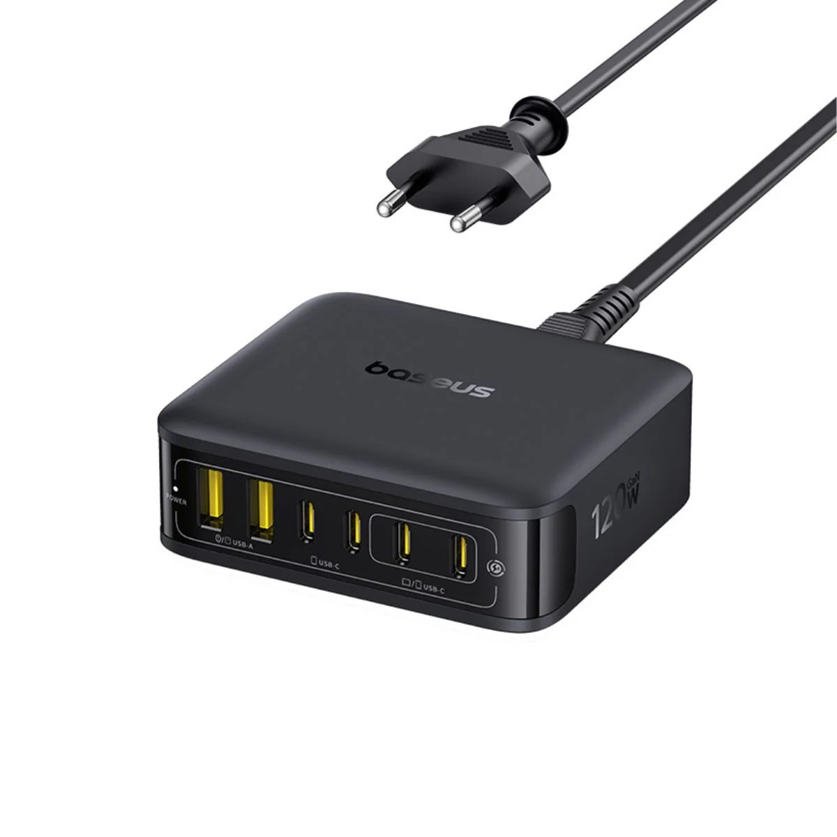 Baseus Charger Desktop 120W 4 USB C+2 USB A
