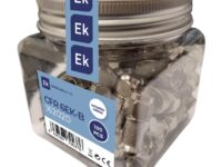 EK CFR6EK-B F-Connector w/wings 6-7mm 100pcs Bottle