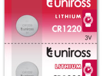 Uniross CR1220 Button Cell Lithium Battery 5pack