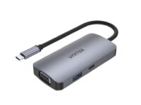 Unitek D1051A USB3.1 TypeC Hub 2xHDMI/VGA/PD100W up to 3 monitors