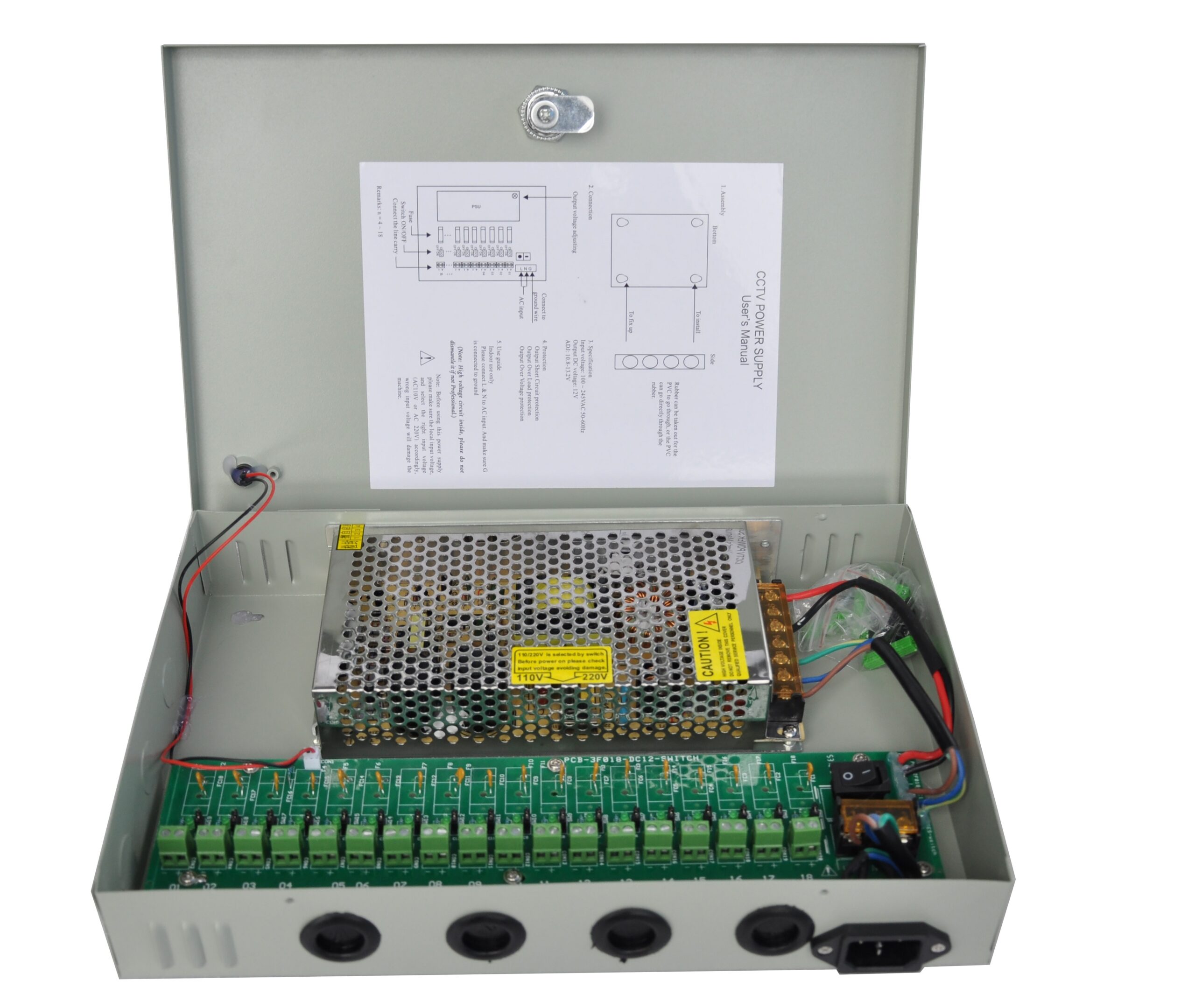 DigitMX DMX-PSU1215M Power Supply 12V 15A metal