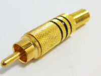 DigitMX DMX-RCAB RCA Plug Gold Black