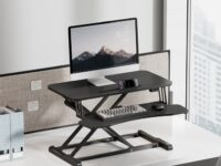 Brateck DWS15-01E Electric Sit Stand Workstation Max Height 48cm