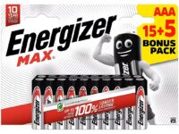 Energizer Batteries Alkaline AAA (20pcs) Alkaline MAX