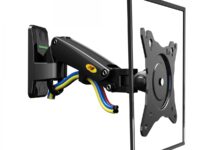 NBmounts F120 Gas Strut TV/Monitor Wall Mount Single Arm 10x10