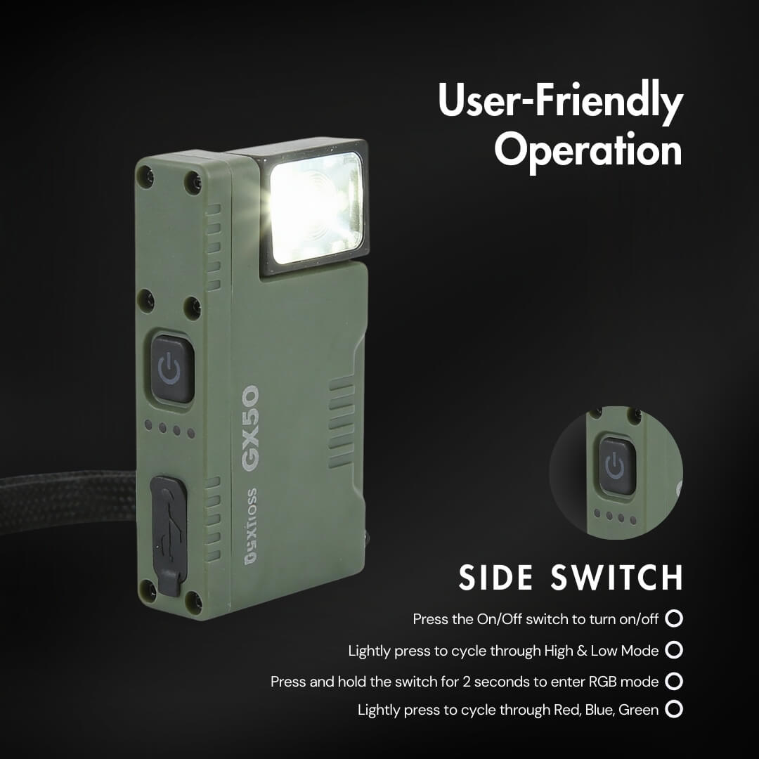 Uniross Light Torch GX50 Rechargeable Torch 150 Lumens with Magnet, Belt Clip & Lanyard - Image 11