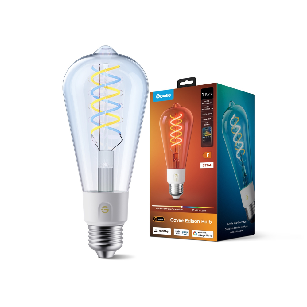 Govee Bulb Ceiling E27 Edison ST64 Smart LED 500 Lumens Edison Bulb R14C0CC1