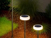 GBC KELU HALO Solar Garden Lamp 100lm Natural White (1pc)