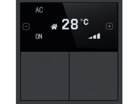 HDL Panel Tile Series OLED Thermostat Ash Gray HDL-M/PTOL6.1