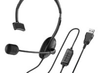Genius PC Headset USB-A Single Ear & InLine Control HS-100U