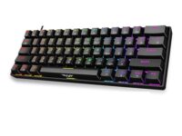 Armaggeddon MKA-1C NEX Black Mechanical Gaming Keyboard 61 Clicky (Blue) Keys