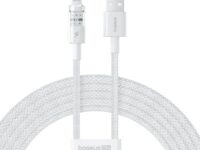 Baseus Cable Lightning to USB-A Gem Series 2m Moon White
