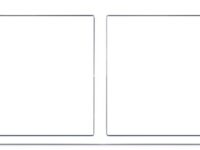 HDL Panel Frame Tile Series 2 Gangs Ivory White MP2H-EC/TILE.48