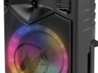 N-Gear LGP-5150 Portable Speaker with Disco Ball 1x Wireless Mic BT/USB & Powerbank Function
