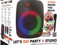 N-Gear LGP4 Kids Portable Karaoke Speaker with BT & USB including 1x Wired Microphone