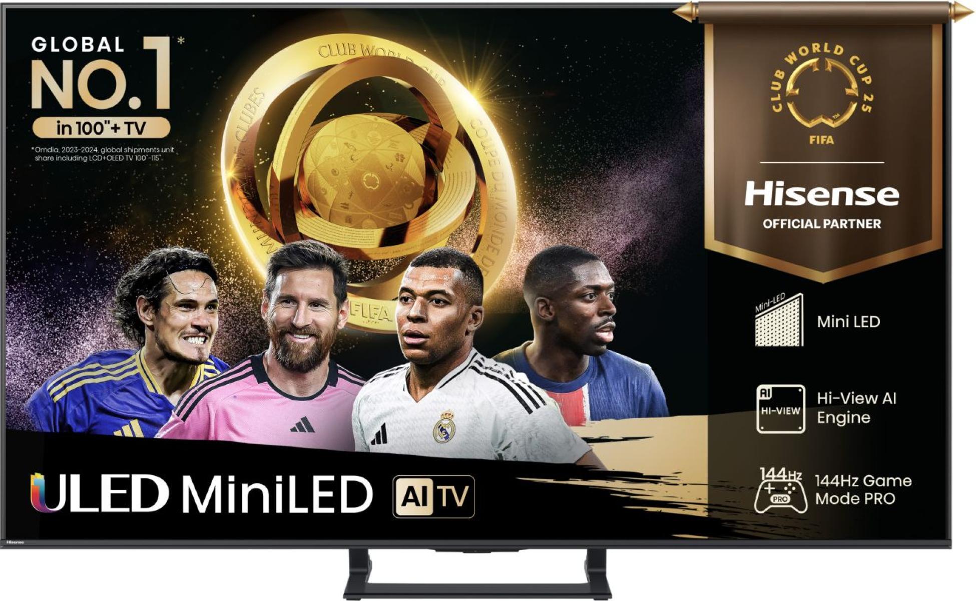 Hisense 75E8Q 75'' 4K Smart QLED MINI LED 144hz TV