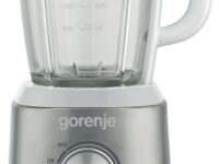 Gorenje Kitchen Blender 1400W 1.75L Glass Jug 32000 RPM 4 Programs B1400BE White/Inox