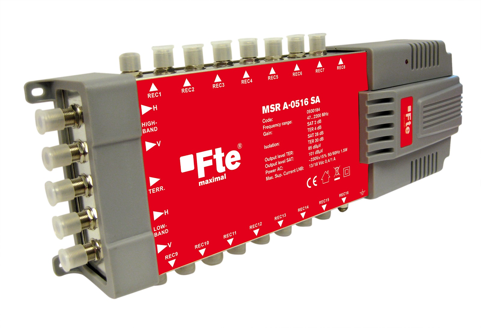 FTE MSRA0516 5/16 Active Sat/Ter Multiswitch - Image 2