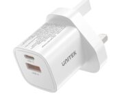 Unitek 33W Wall Charger USB-C PD & QC 3.0 UK P1125AWH White
