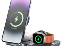 Unitek Charge Wireless Qi2 15W Foldable 3-in-1 Charging Station P1300A