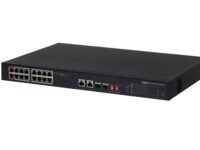 Dahua PoE Switch 16ports 16FE + 2GE 135W PFS3218-16ET-135