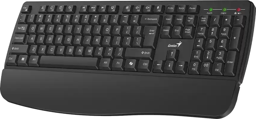 Genius Keyboard Wireless AI with Palm Rest KB-7123 English - Image 2