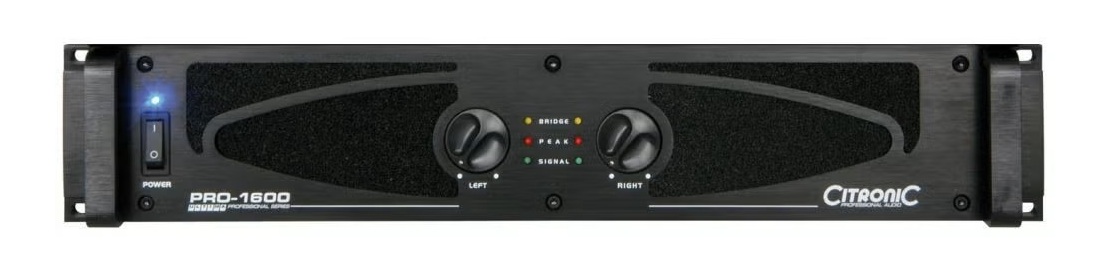 Citronic Pro-1600 Amplifier 2x800W RMS @4ohms 171.207UK