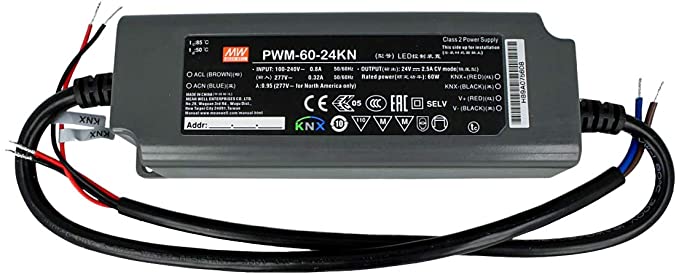 Meanwell PWM-60-24KN KNX LED Driver 60W 12V