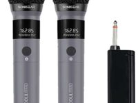 SonicGear WM2200UL DUAL Grigio 2 x Wireless 2.4GHz Rechargeable Microphone Handsets with LED Display