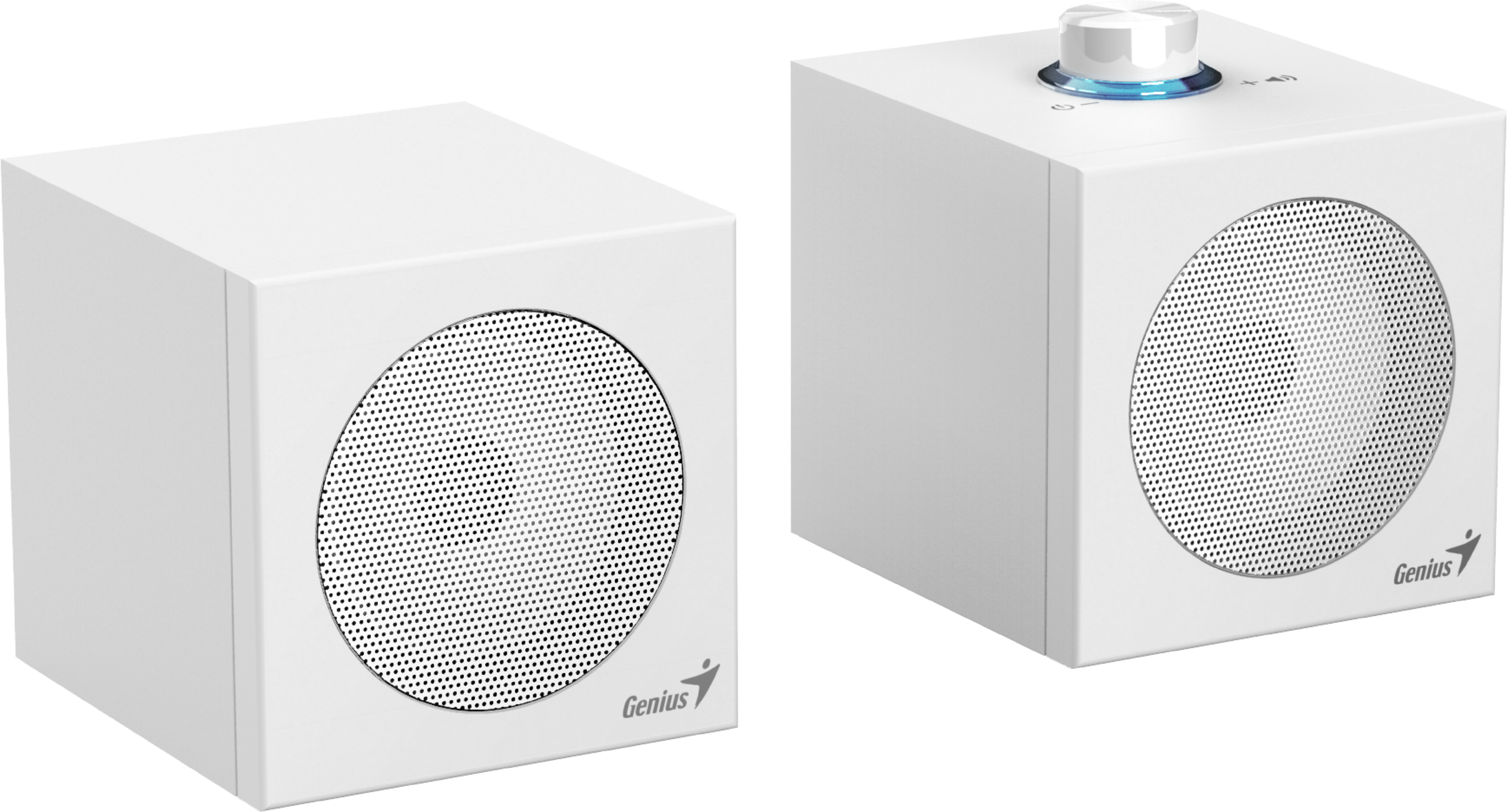 Genius PC Speakers 2.0 USB Audio 4W RMS USB-A+C SP-HF300U White - Image 5