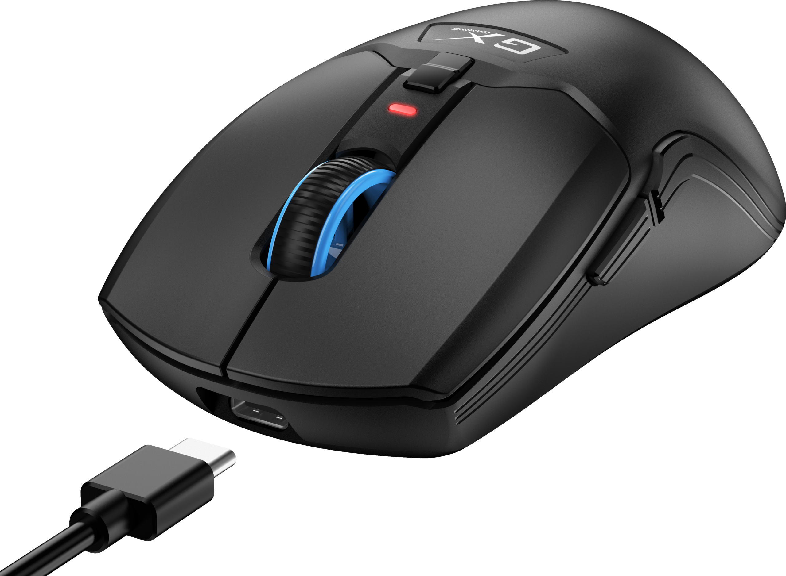 Genius Gaming Mouse Wireless+BT Rechargable & Lightweight RGB 4800DPI Scorpion M8300 Black - Image 4