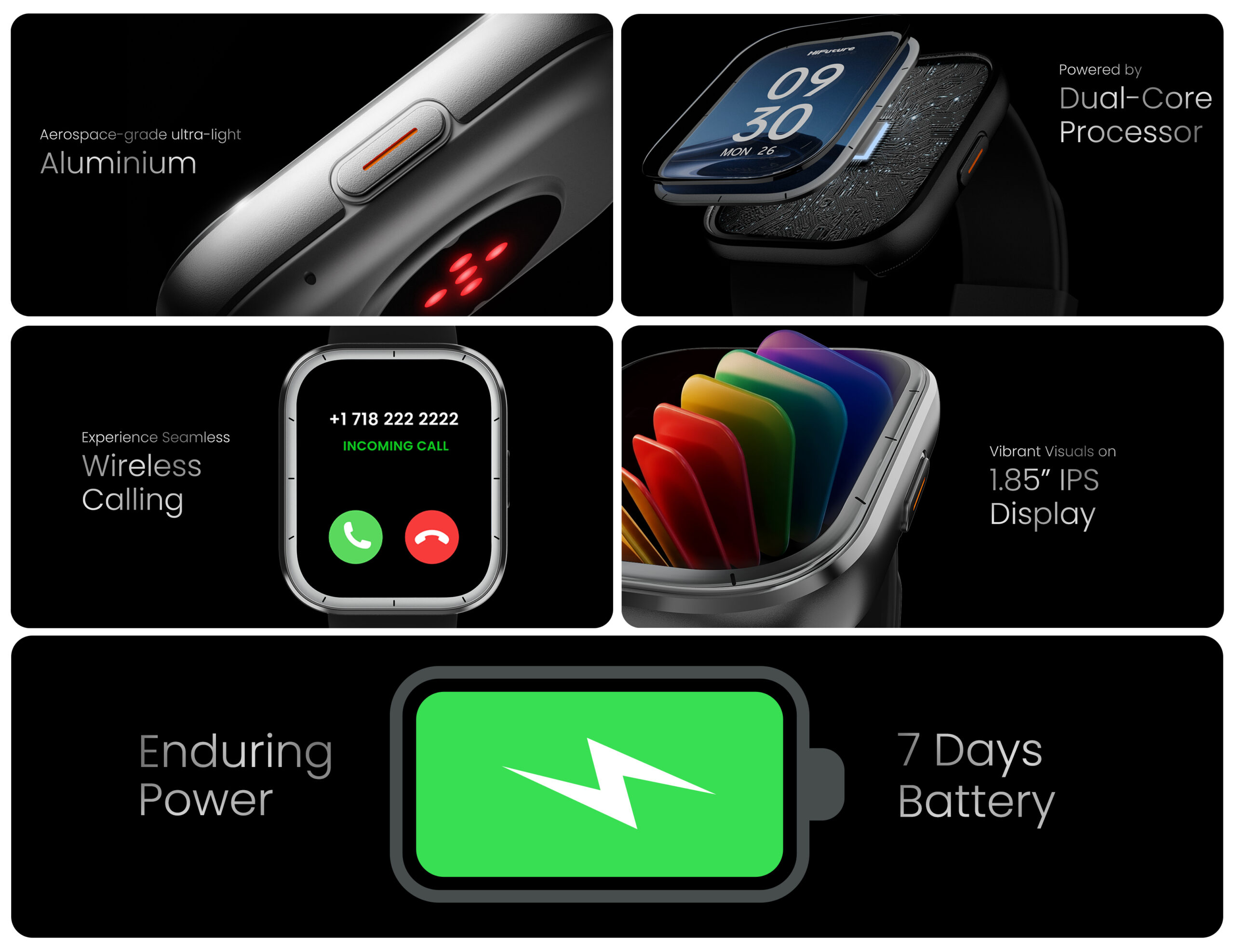 HiFuture Fashion SmartWatch ZONE3 Pink/Gold - Image 7