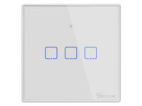 Sonoff T2EU3C-TX WiFi Smart Wall Touch Switch 3-Button White