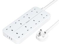 Tessan 8-Gang Extension 2 USB-A USB C 2m 13A TS-204-C