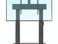 NBMounts TW100 Heavy Duty Motorized TV Trolley Supports up to 110'' & 136Kg Max Height 1.7m